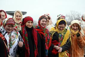 Carollers in Kyiv